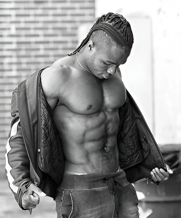 black-melbourne-topless-waiter-lex